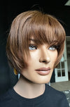 SHORT LAYERED WITH BANGS  PREMIUM EUROPEAN ALLURE WEFTED WIG #2170 *SMALL*