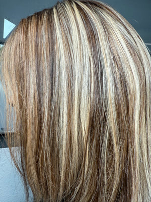 16” IVORY PREMIUM EUROPEAN WIG #2117