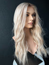 25” IVORY PREMIUM EUROPEAN WIG #W005