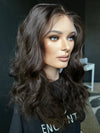 22" IVORY WAVY PREMIUM EUROPEAN WIG #2294