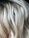 20” IVORY WAVY PREMIUM EUROPEAN WIG # 2301