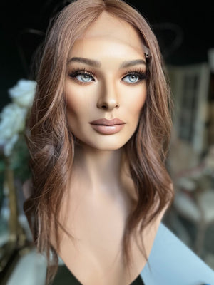22” IVORY PREMIUM EUROPEAN WIG #2109