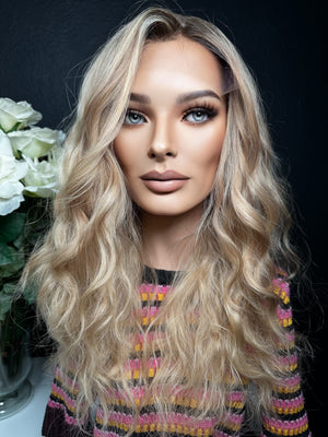 22” ELITE WAVY PREMIUM EUROPEAN WIG #2106