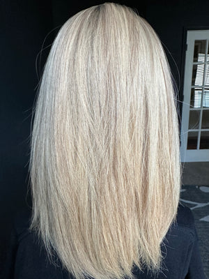 16” IVORY PREMIUM EUROPEAN WIG #2120