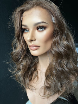 22" ELEGANCE WAVY PREMIUM EUROPEAN WIG #2306