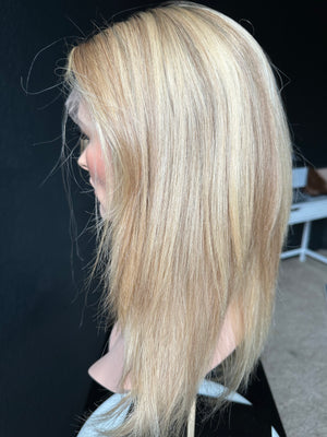 18" IVORY PREMIUM EUROPEAN WIG #2291