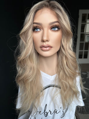24” ELEGANCE WAVY PREMIUM EUROPEAN WIG #2134