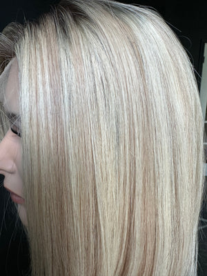 14” IVORY PREMIUM EUROPEAN WIG #2100
