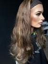 24" HAT/HAIRBAND WAVY WIG PREMIUM EUROPEAN WIG #2111