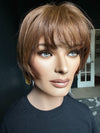 SHORT LAYERED WITH BANGS  PREMIUM EUROPEAN ALLURE WEFTED WIG #2170 *SMALL*