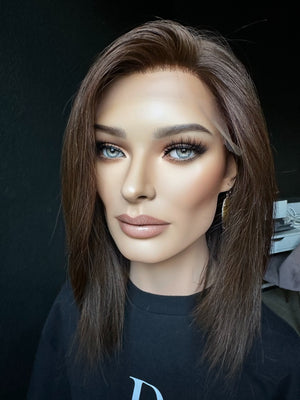 16” IVORY PREMIUM EUROPEAN WIG #2139