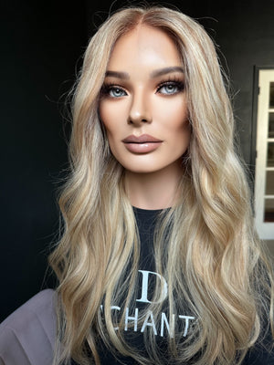 24” LACE TOP PREMIUM EUROPEAN WIG #W006