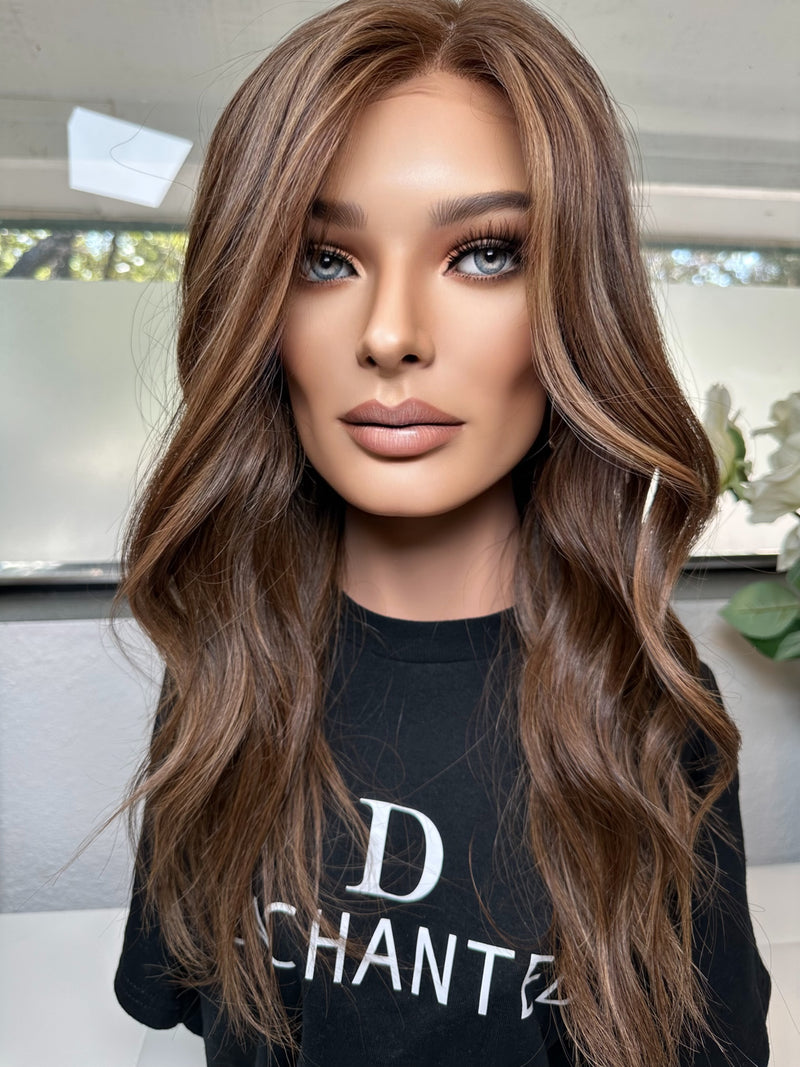 24” IVORY PREMIUM EUROPEAN WIG #2088