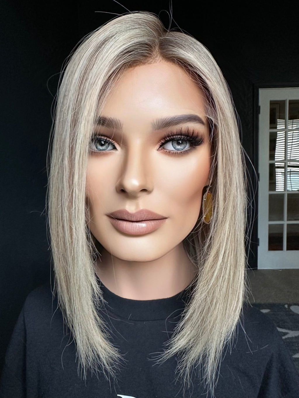 16” IVORY PREMIUM EUROPEAN WIG #2099