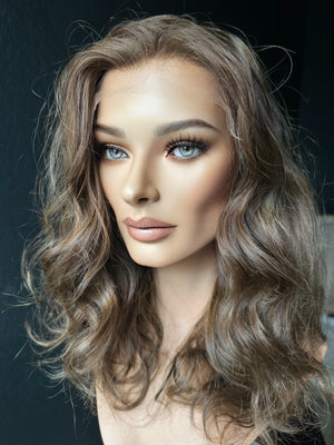 22" ELEGANCE WAVY PREMIUM EUROPEAN WIG #2306