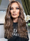 24" IVORY WAVY PREMIUM EUROPEAN WIG #2143