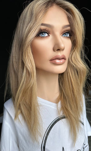 20" IVORY PREMIUM EUROPEAN WIG #2203