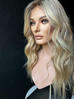 24” IVORY PREMIUM EUROPEAN WIG #2308