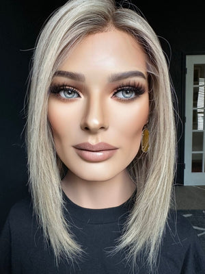16” IVORY PREMIUM EUROPEAN WIG #2099