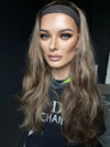 24" HAT/HAIRBAND WAVY WIG PREMIUM EUROPEAN WIG #2111