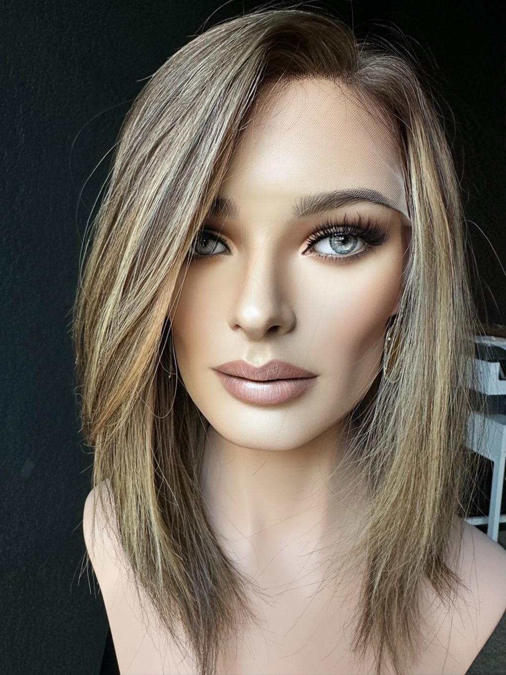 18" LACE TOP PREMIUM EUROPEAN WIG #2316