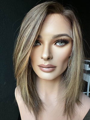 18" LACE TOP PREMIUM EUROPEAN WIG #2316