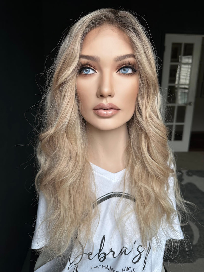 24” ELEGANCE WAVY PREMIUM EUROPEAN WIG #2134