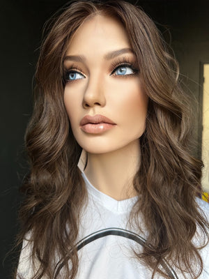 20" ELITE WAVY PREMIUM EUROPEAN WIG #2155