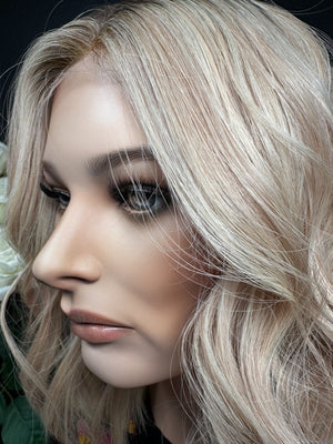 16” ELEGANCE PREMIUM EUROPEAN WIG #2158 *SMALL MEDIUM*