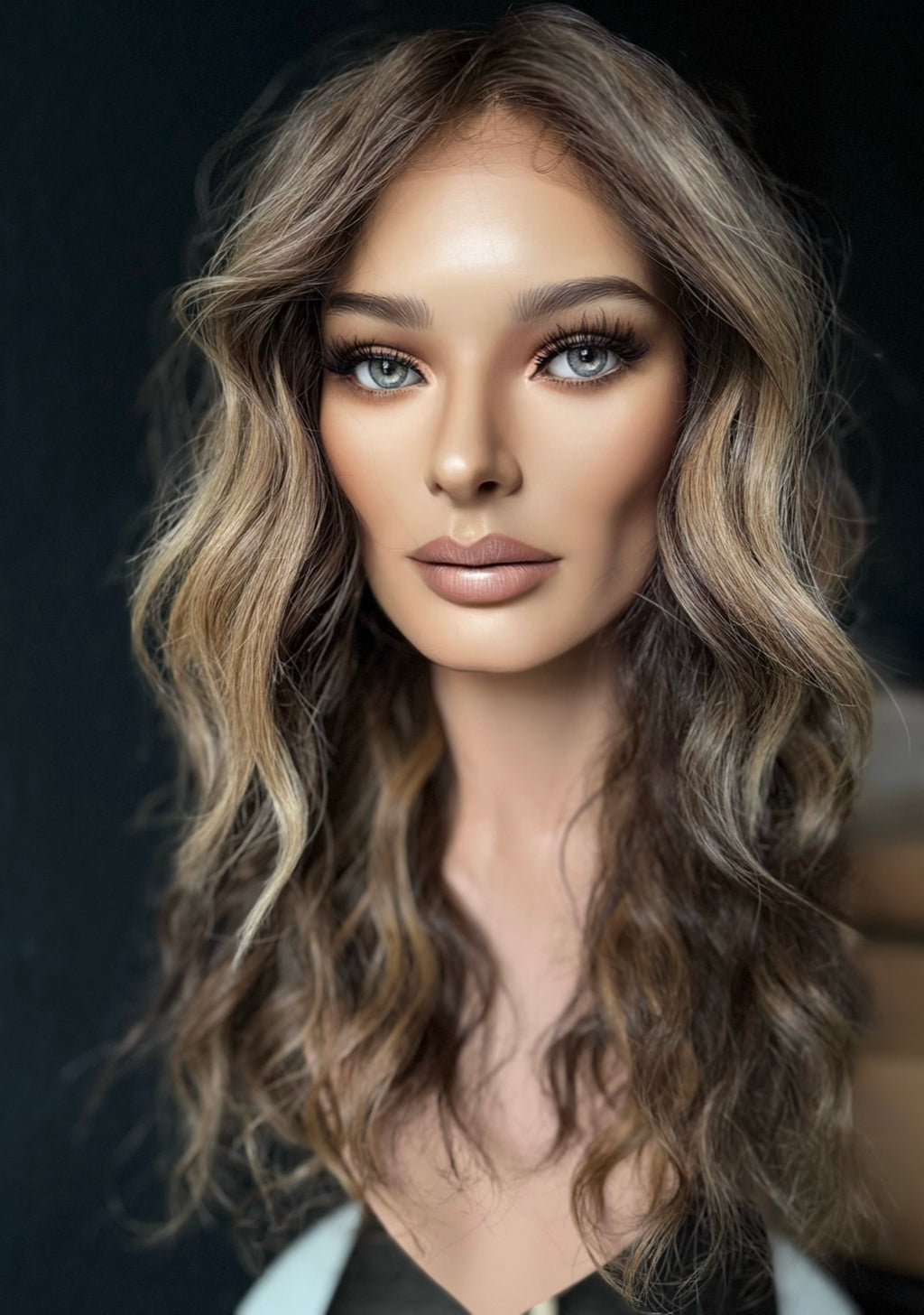 22" ALLURE WAVY PREMIUM EUROPEAN WIG #2186