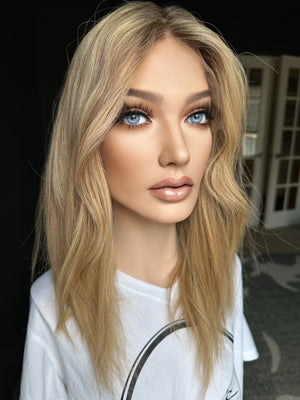 20" IVORY PREMIUM EUROPEAN WIG #2203