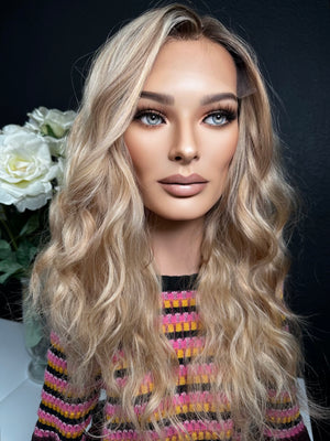 22” ELITE WAVY PREMIUM EUROPEAN WIG #2106