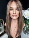 22” IVORY PREMIUM EUROPEAN WIG #2056