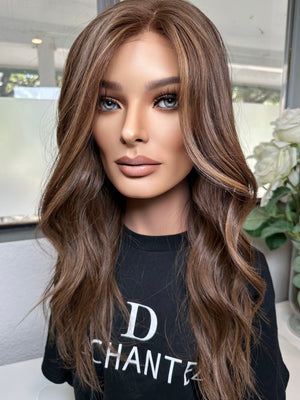 24” IVORY PREMIUM EUROPEAN WIG #2088