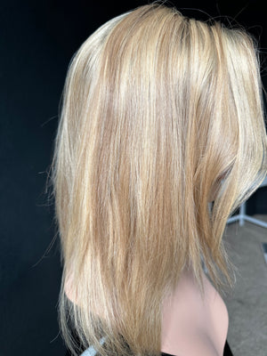 18" IVORY PREMIUM EUROPEAN WIG #2291