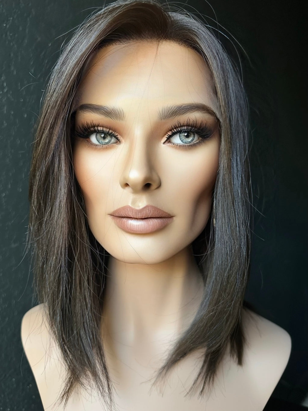 18" IVORY PREMIUM EUROPEAN WIG #2342