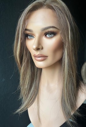 20" IVORY PREMIUM EUROPEAN WIG #2292