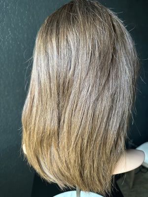 18" LACE TOP PREMIUM EUROPEAN WIG #2354