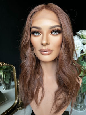 22” IVORY PREMIUM EUROPEAN WIG #2109