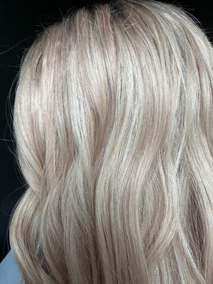 28” IVORY PREMIUM EUROPEAN WIG #2080