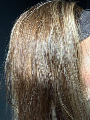 24" HAT/HAIRBAND WAVY WIG PREMIUM EUROPEAN WIG #2111