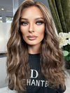 24" IVORY WAVY PREMIUM EUROPEAN WIG #2143
