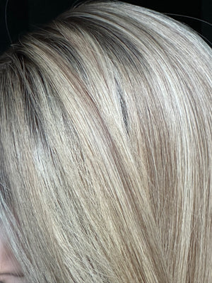 16” IVORY PREMIUM EUROPEAN WIG #2120