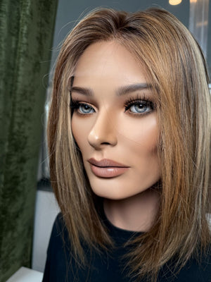 16” IVORY PREMIUM EUROPEAN WIG #2117