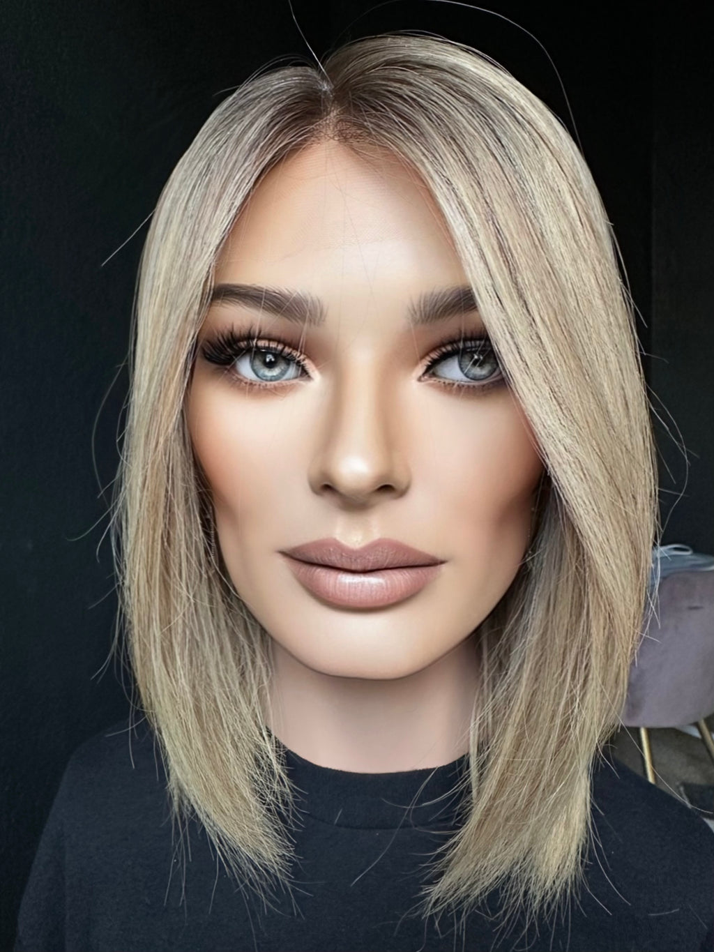 16” IVORY PREMIUM EUROPEAN WIG #2120