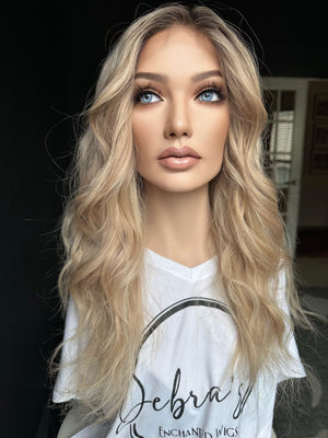 24” ELEGANCE WAVY PREMIUM EUROPEAN WIG #2134