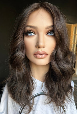 20” ELEGANCE WAVY PREMIUM EUROPEAN WIG #2179 *SMALL*