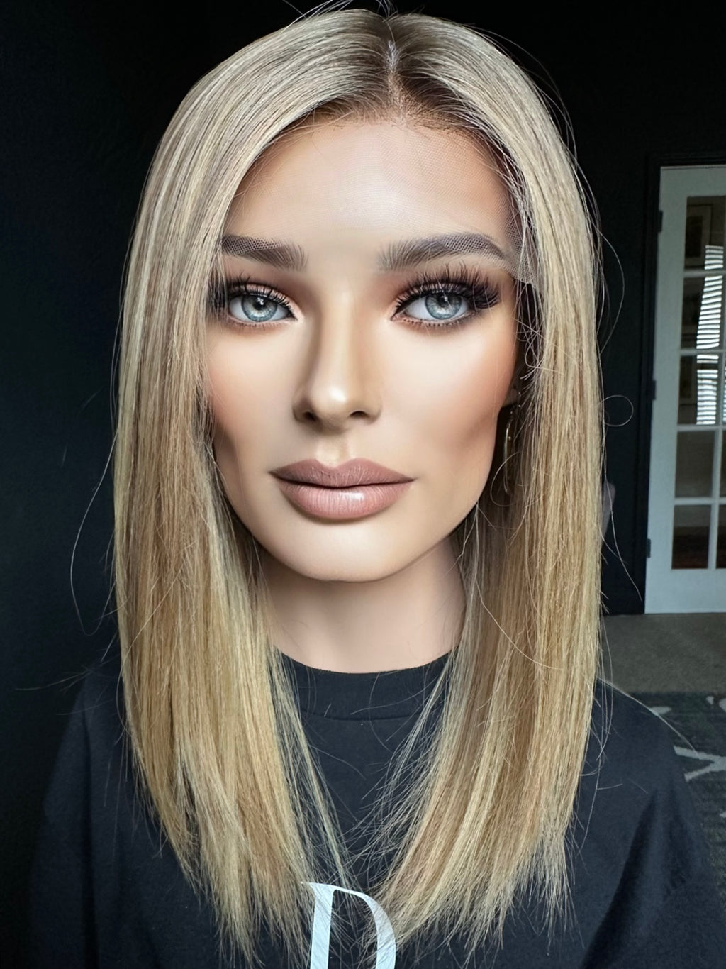 18" IVORY PREMIUM EUROPEAN WIG #2218