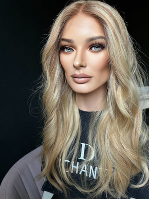 24” LACE TOP PREMIUM EUROPEAN WIG #W006