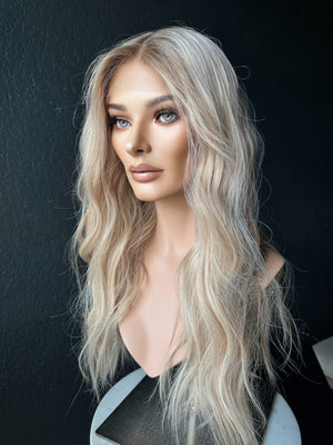 25” IVORY PREMIUM EUROPEAN WIG #W005